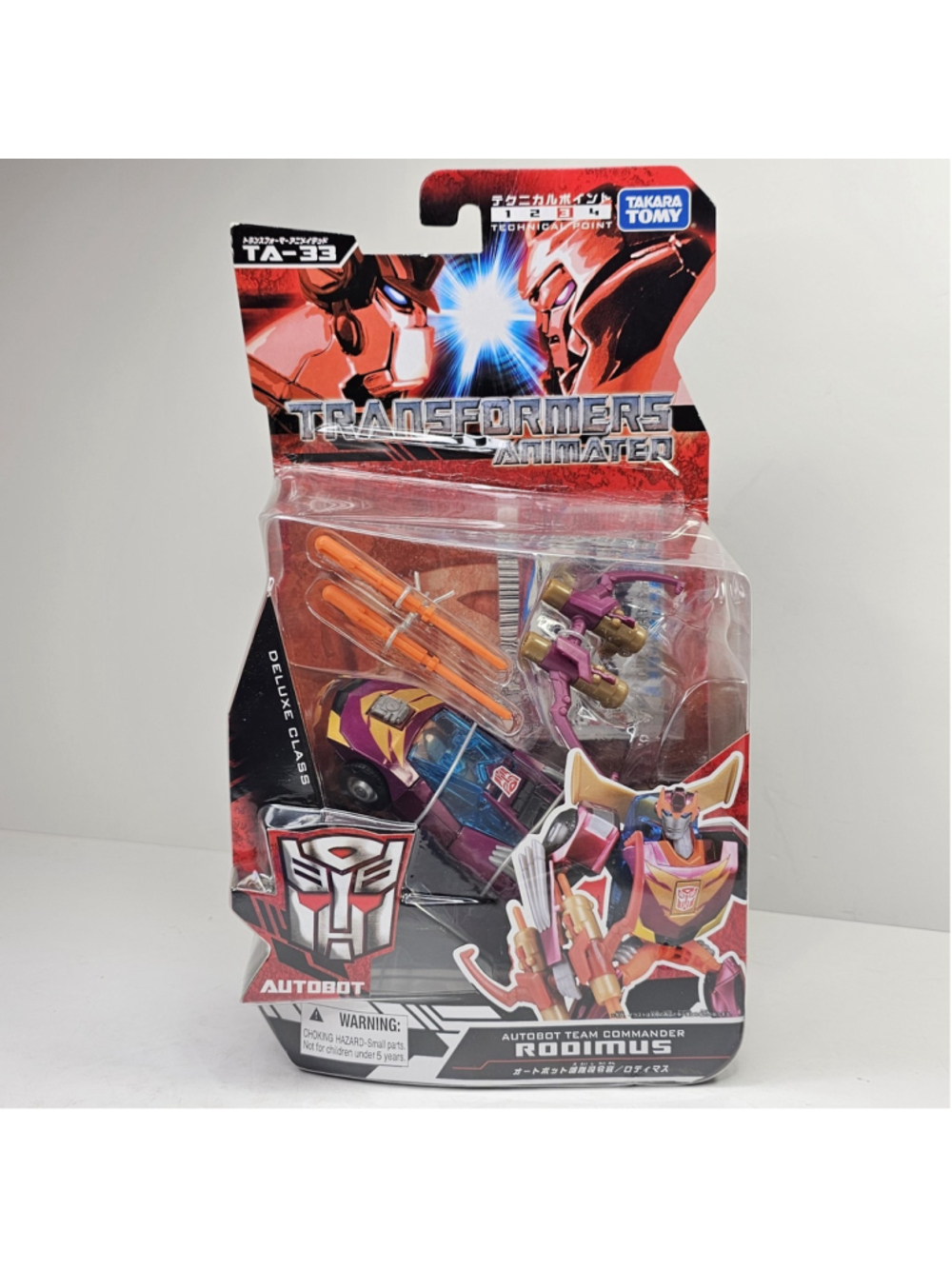 Transformers Animated Rodimus TA-33 TAKARA Rare Collectible